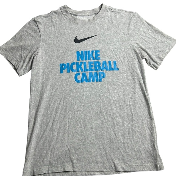 Nike Pickleball Camp Dri-FIT T-Shirt Gray Men’s Medium - Picture 1 of 4